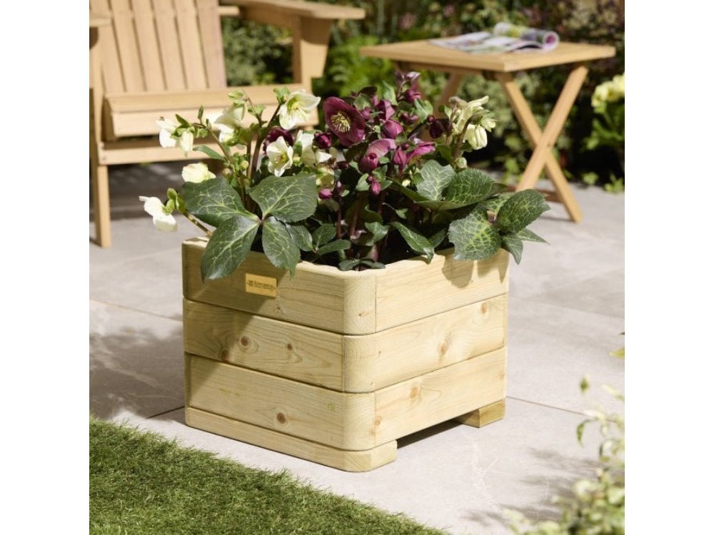 Marberry Square Planter 40W_Planters