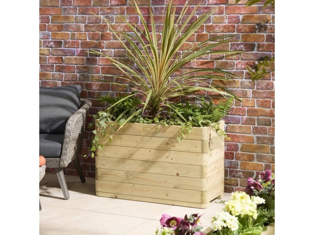 Marberry Tall Rectangular Planter_Planters