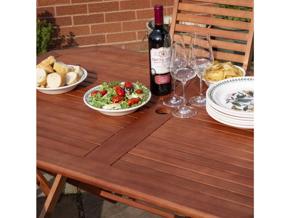 Plumley Six - Seater Dining Set_Garden Furniture