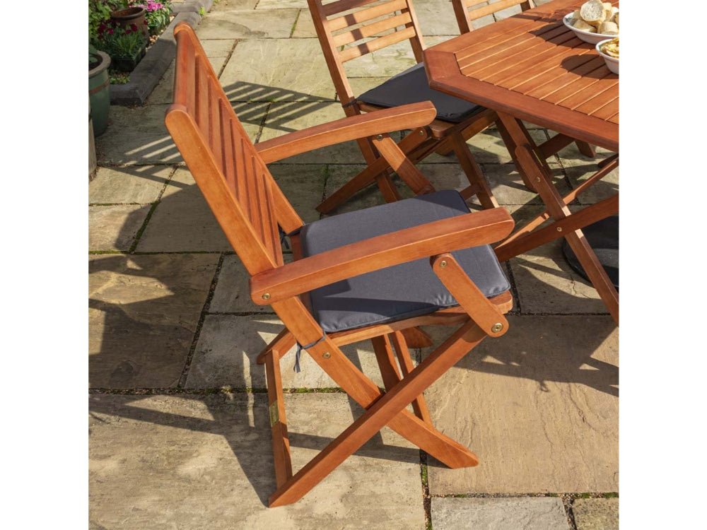 Plumley Six - Seater Dining Set_Garden Furniture