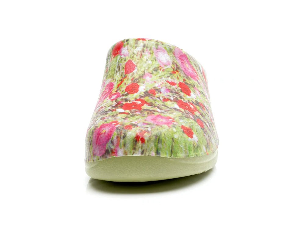 Poppy Explosion Classic Women's Clogs_Womens Slip On Clogs