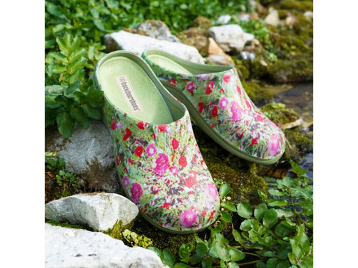 Poppy Explosion Classic Women's Clogs_Womens Slip On Clogs