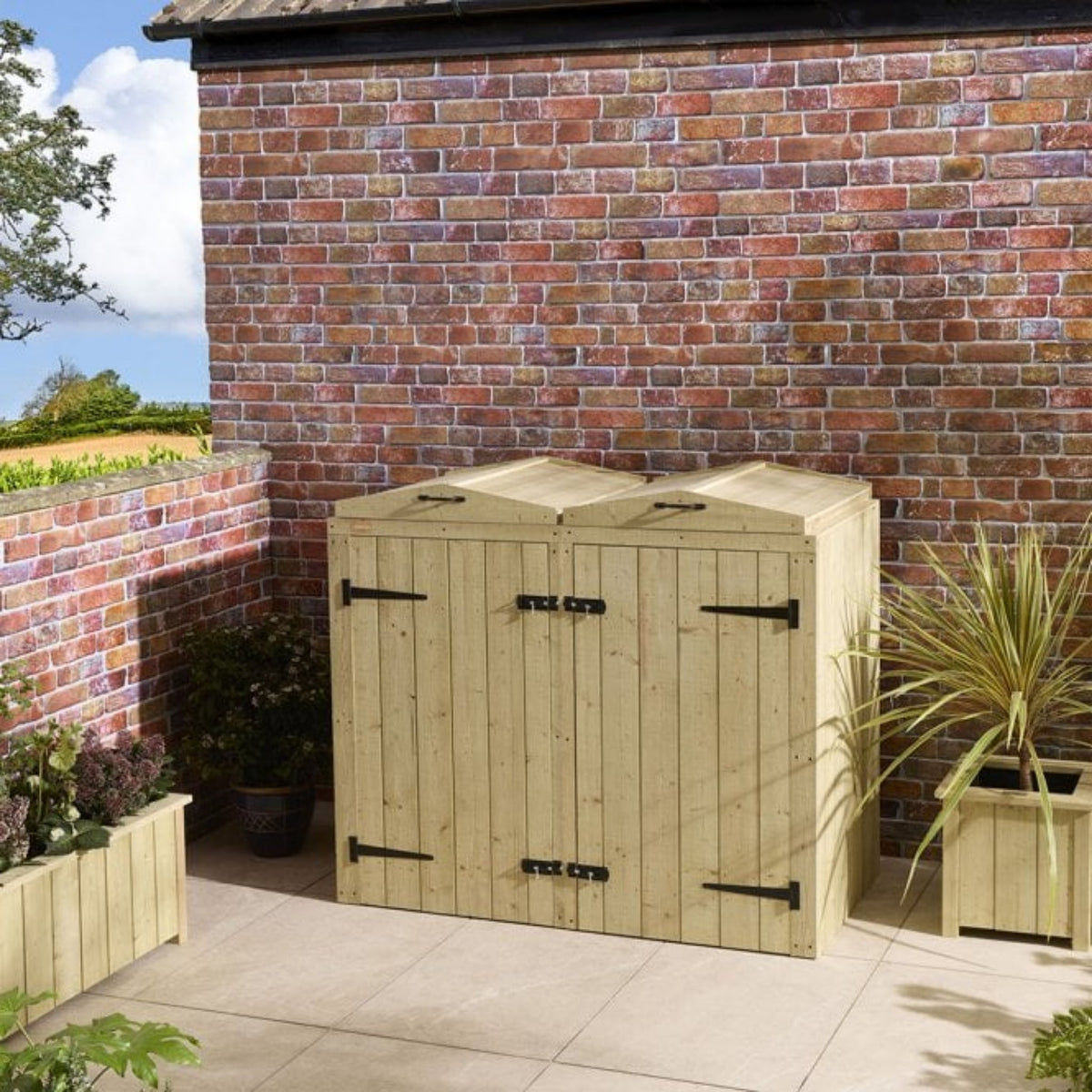 Signature Heritage T&G Single Bin Store With Box Store_Bin Stores