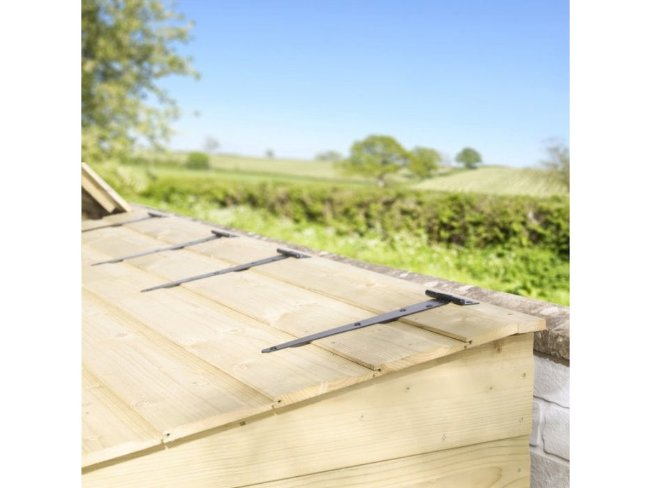 Premier Shiplap Double Bin Store With Box Store