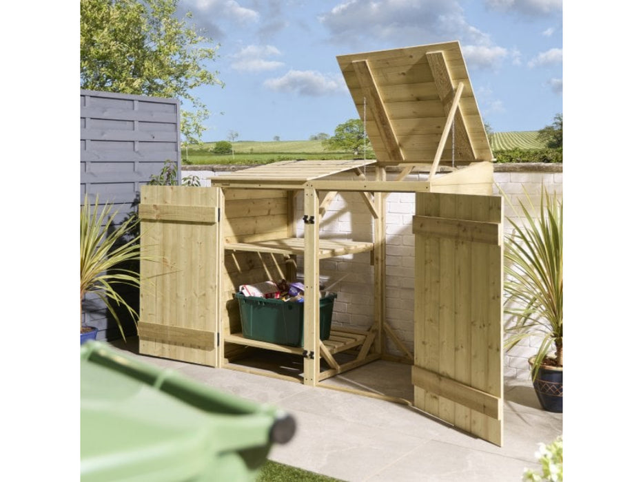 Premier Shiplap Single Bin Store With Box Store
