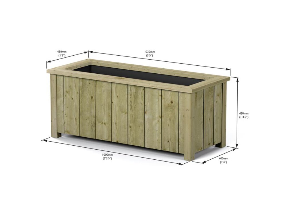 Heritage Rectangular Planter_Planters