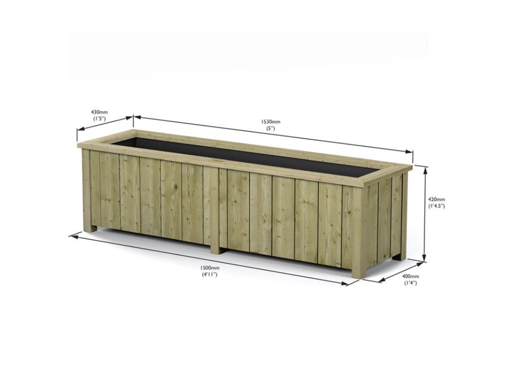 Heritage Rectangular Planter_Planters