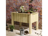 Signature Heritage Raised Deep Root Rectangular Planter_Planters