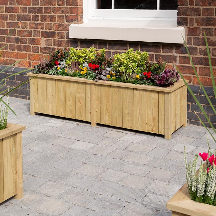 Rectangular Planters Spring Heritage Rectangular Planter — Home & Garden Extras