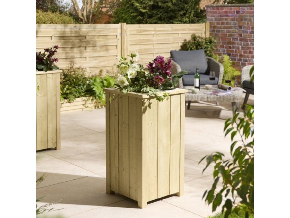 Signature Heritage Tall Square Planter_Planters