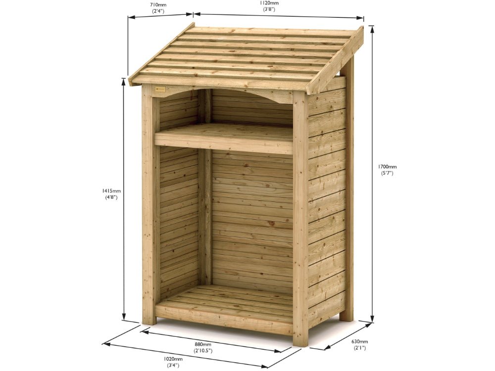 Premium Heritage Single Log Store_Log Store