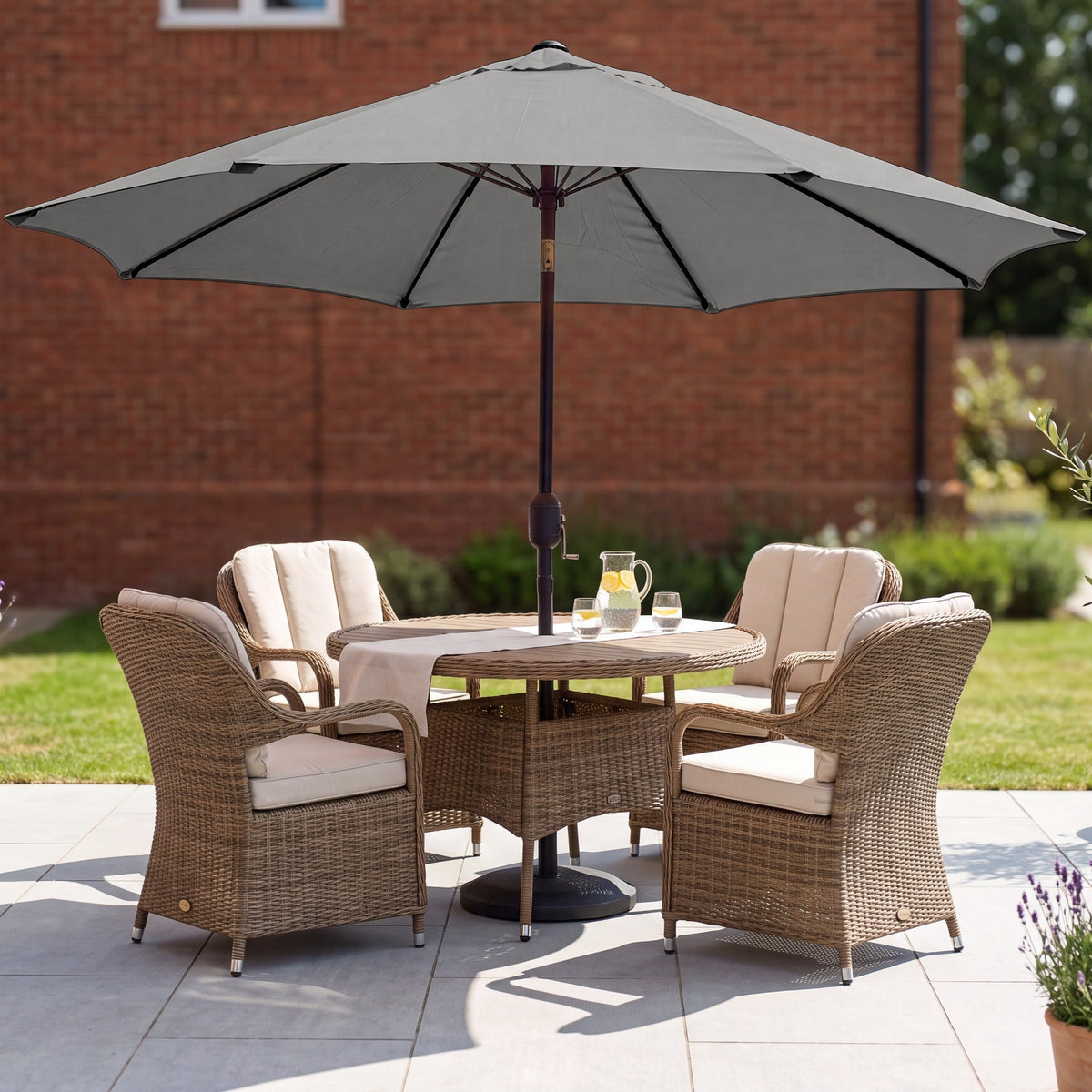 2.7m Wind Up Parasol_Parasols