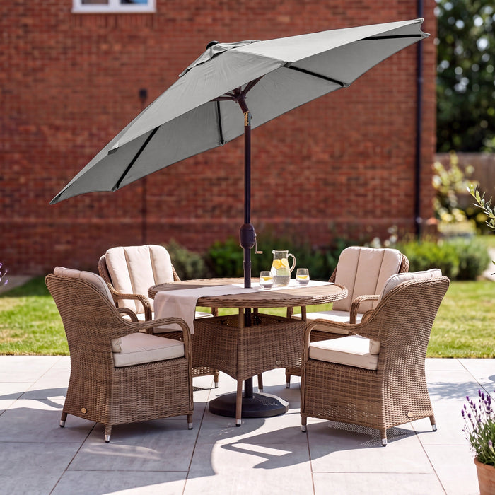 2.7m Wind Up Parasol_Parasols
