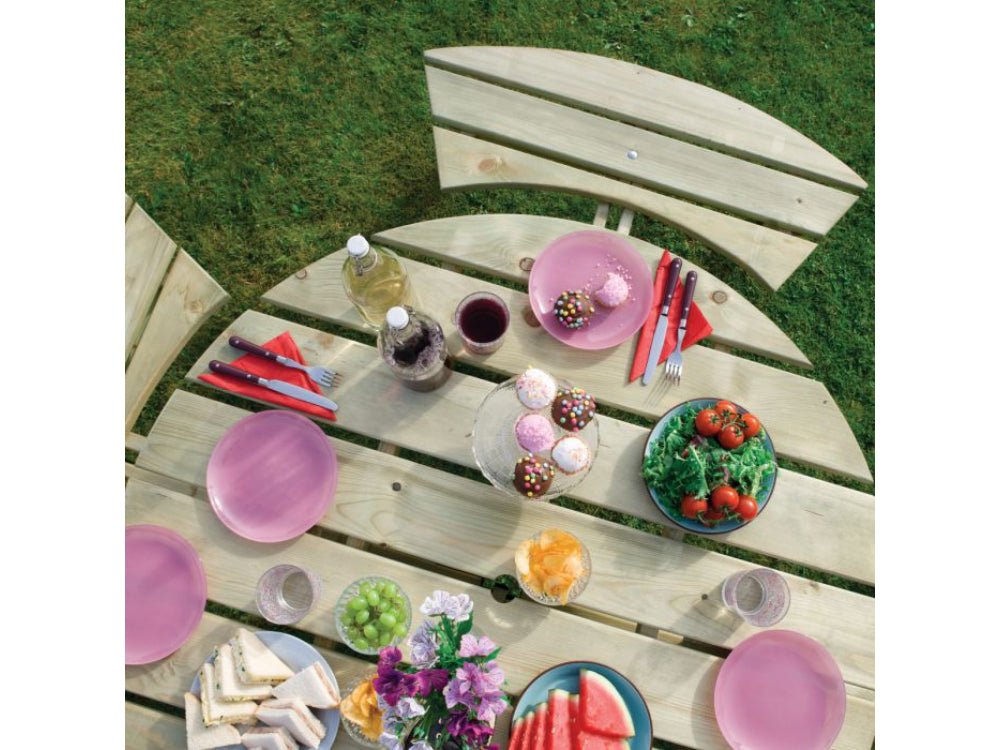 Round Picnic Table_Garden Furniture