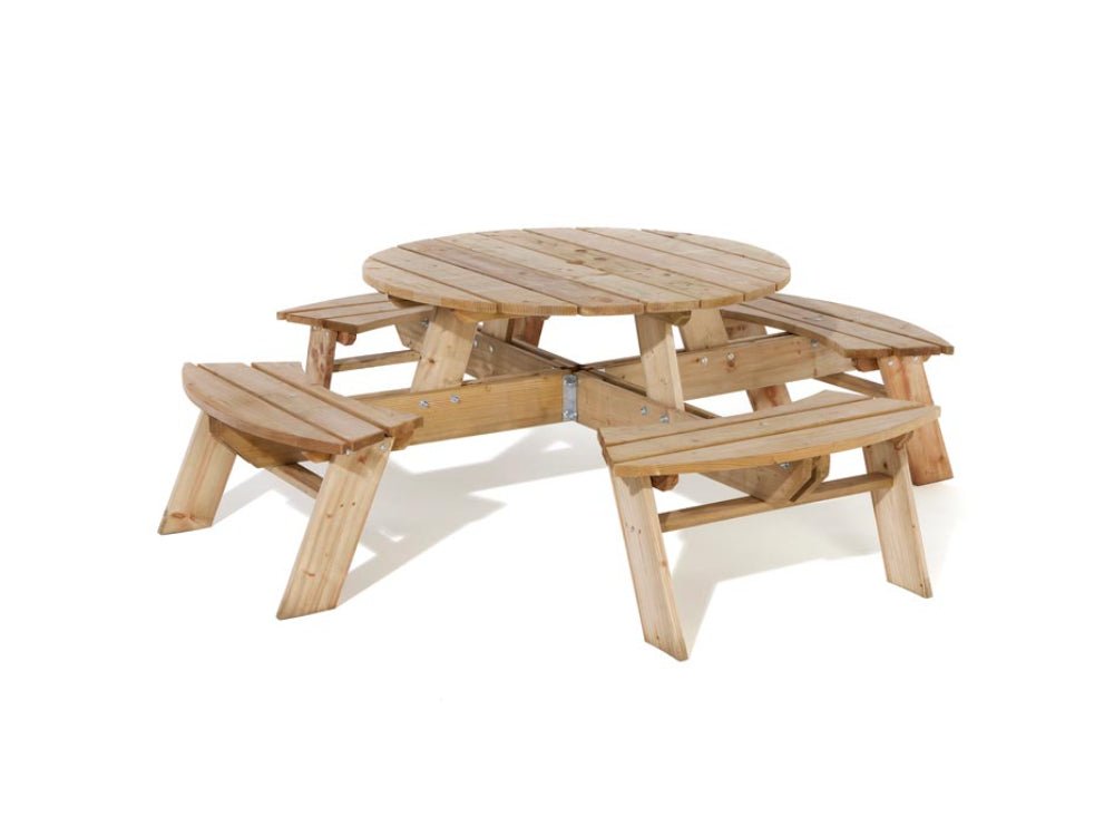 Round Picnic Table_Garden Furniture