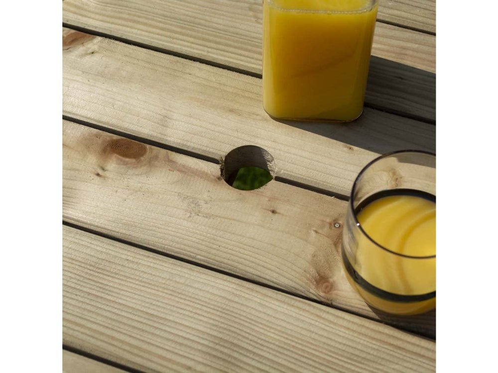 Rowlinson Timber Picnic Bench - Outdoor Garden Seating_Garden Furniture