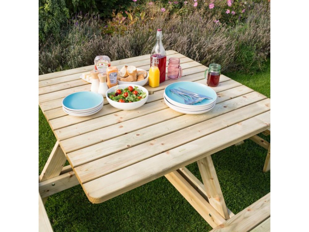 Square Picnic Table_Garden Furniture