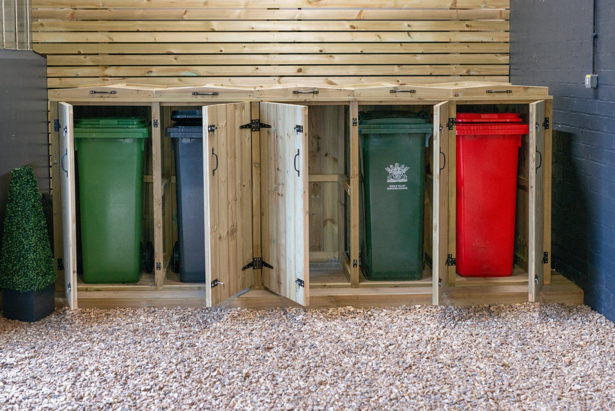 Chatburn Quintet Wheelie Bin Store — Home & Garden Extras