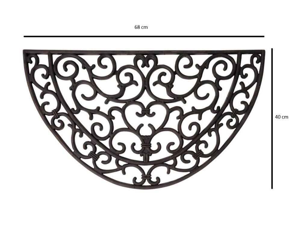 Rubber Doormat - Half - Round Shape_Doormats
