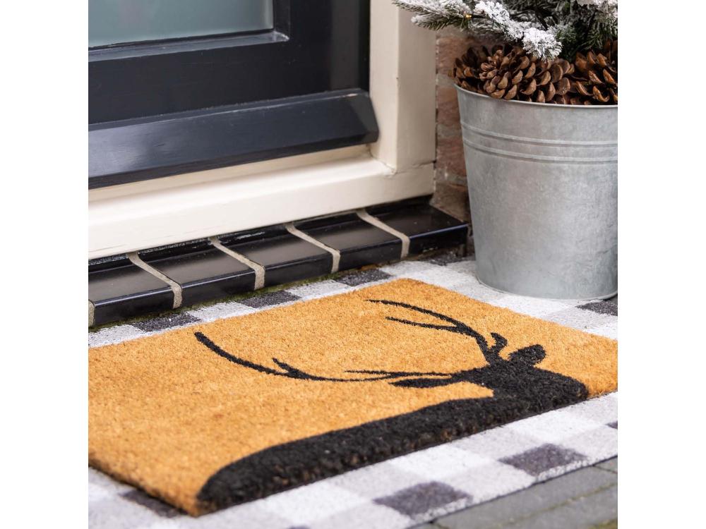 Coir Doormat - Stag Design_Doormats