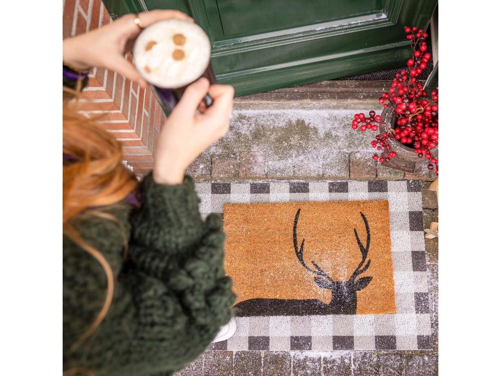 Coir Doormat - Stag Design_Doormats