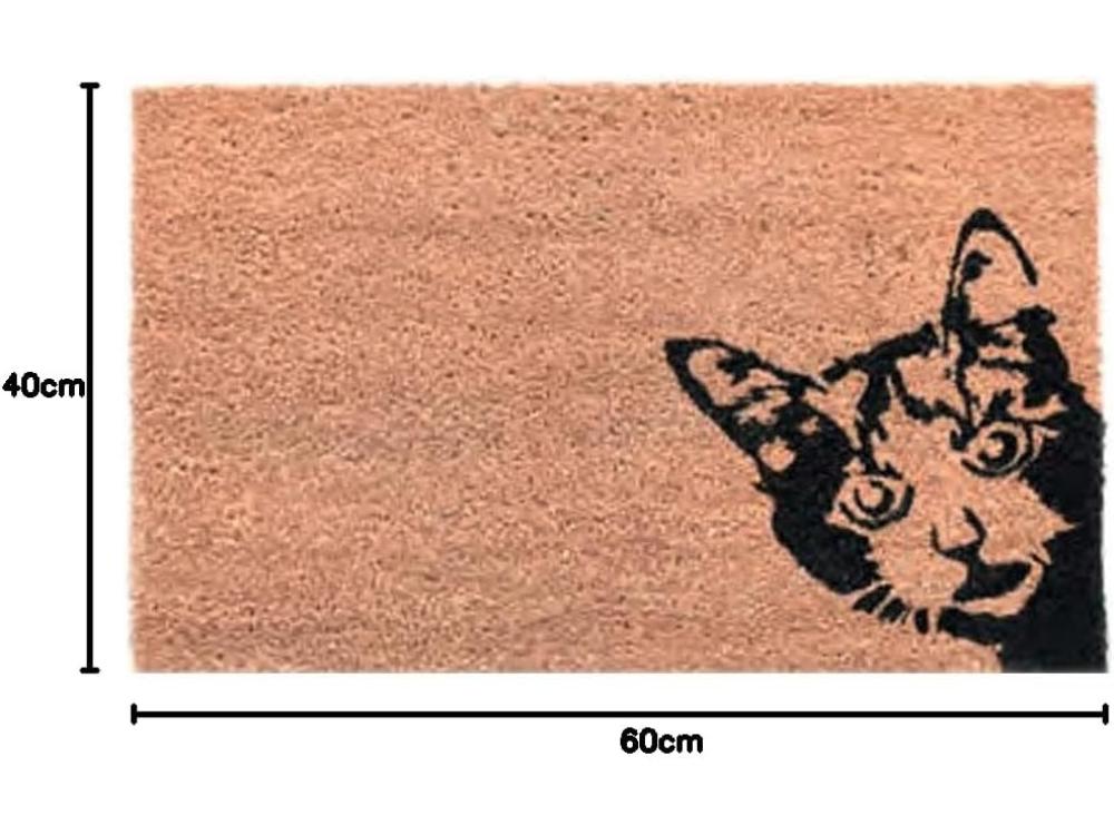 Coir Doormat - Peek - a - boo! Cat_Doormats