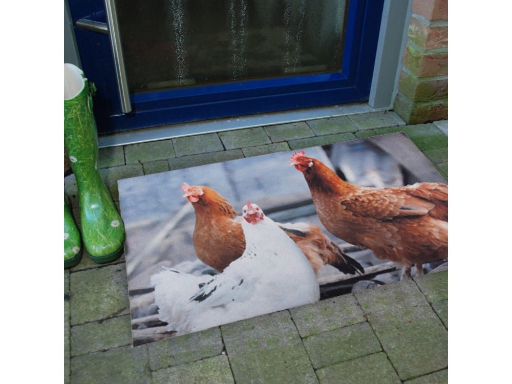 Printed Doormat - The Chickens_Doormats