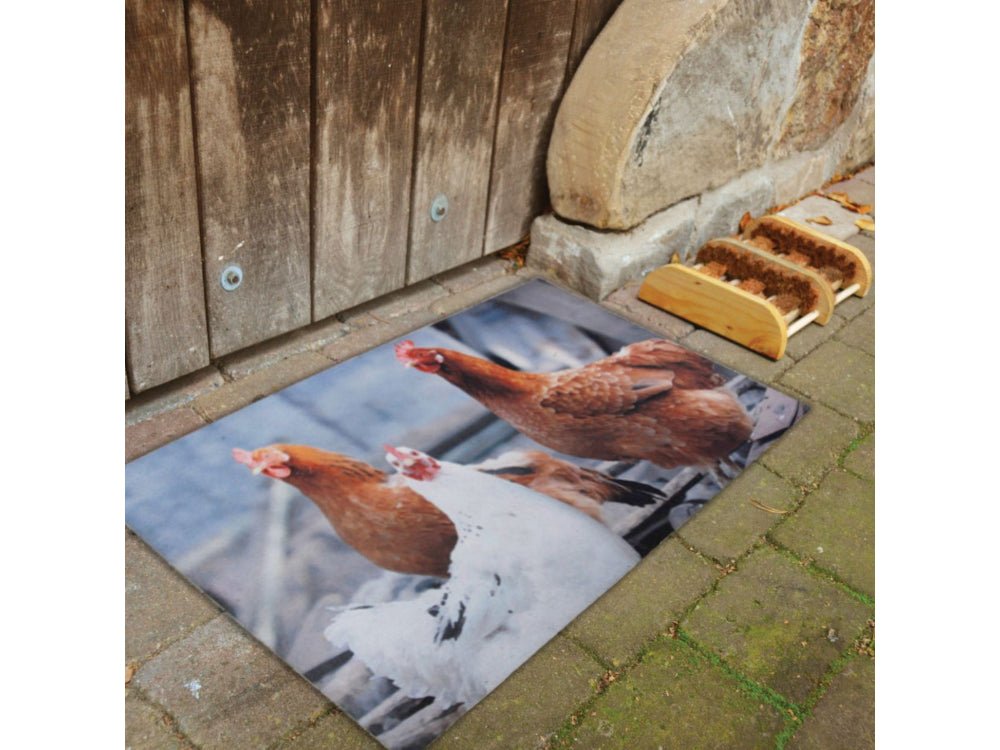Printed Doormat - The Chickens_Doormats