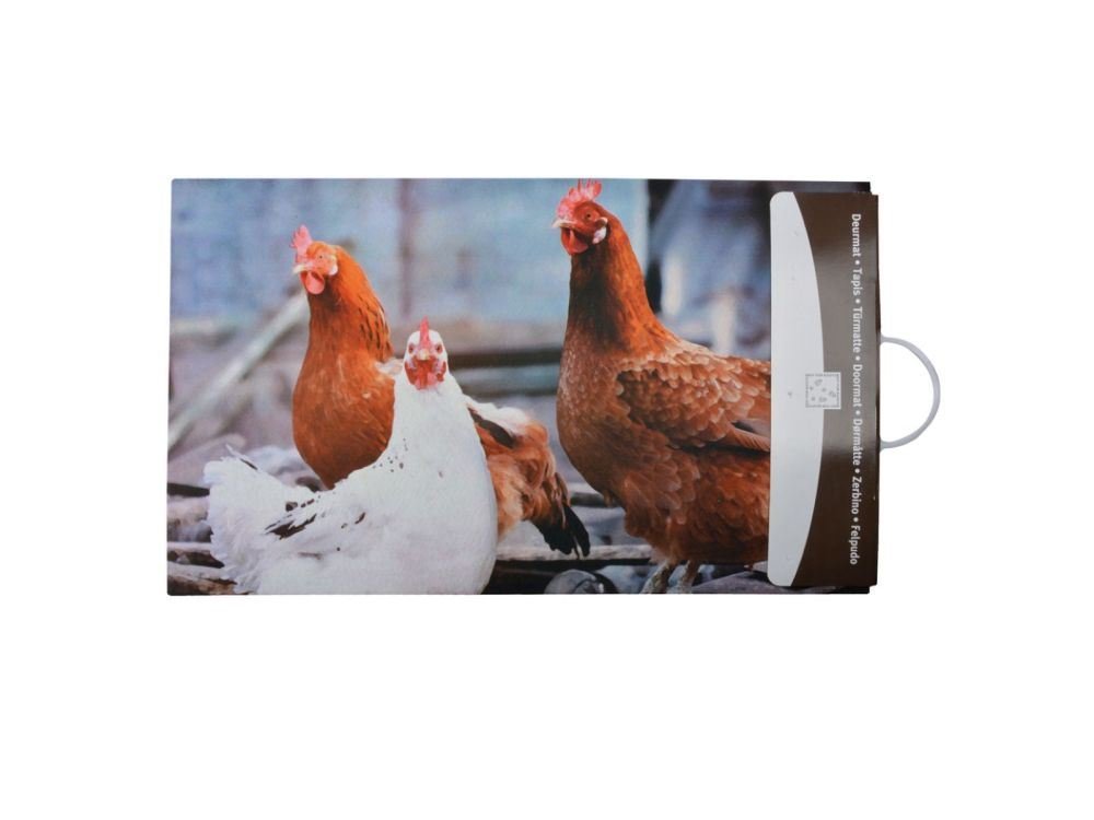 Printed Doormat - The Chickens_Doormats