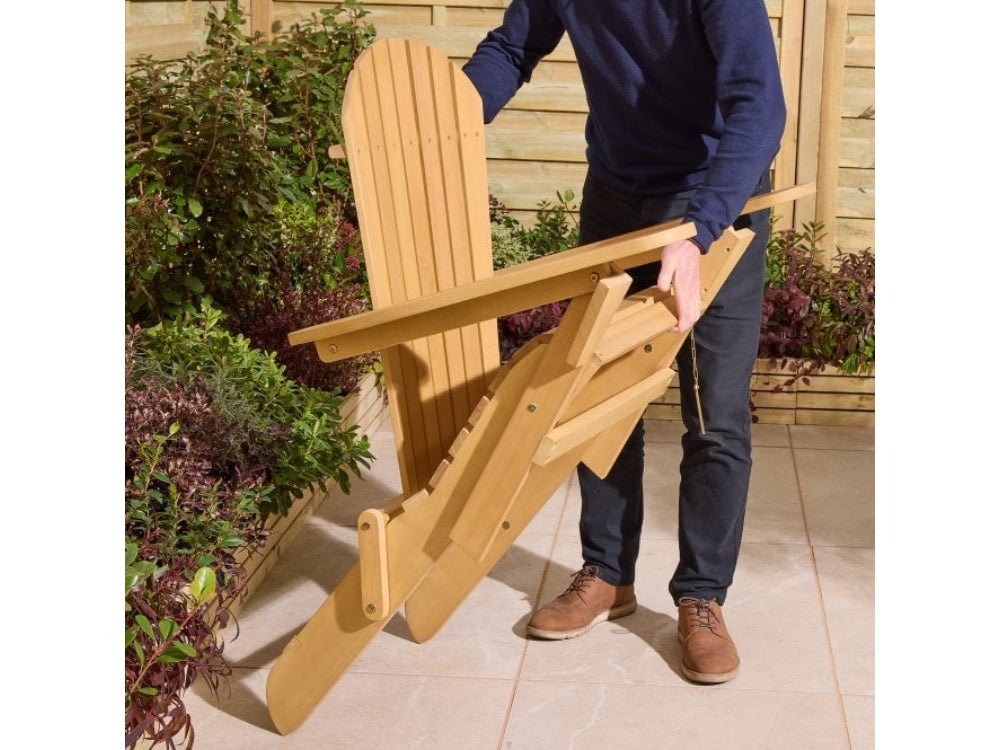 Sandown Folding Adirondack Chair_Garden Chairs