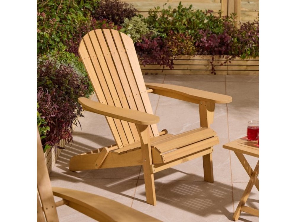 Sandown Folding Adirondack Chair_Garden Chairs