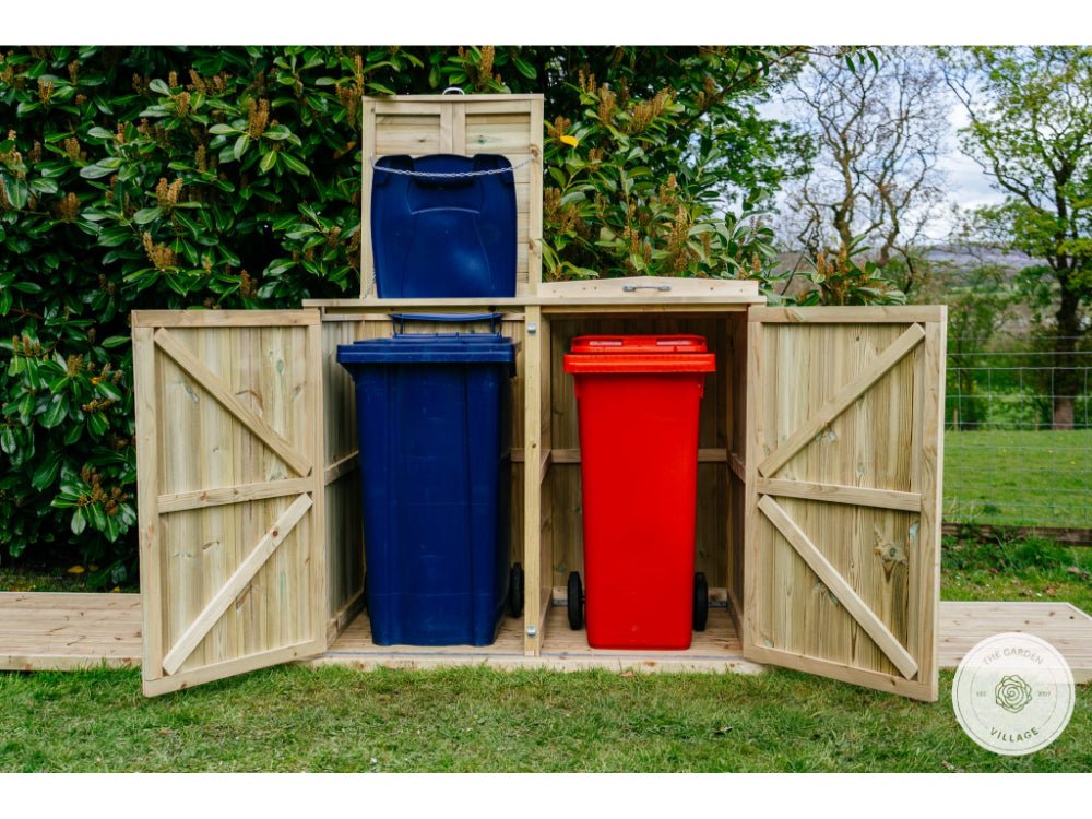 Shireburn Double Wheelie Bin Store_Bin Stores