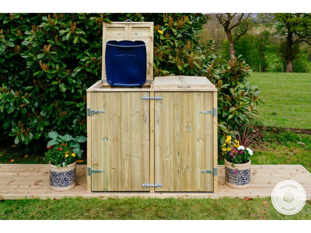 Shireburn Double Wheelie Bin Store_Bin Stores