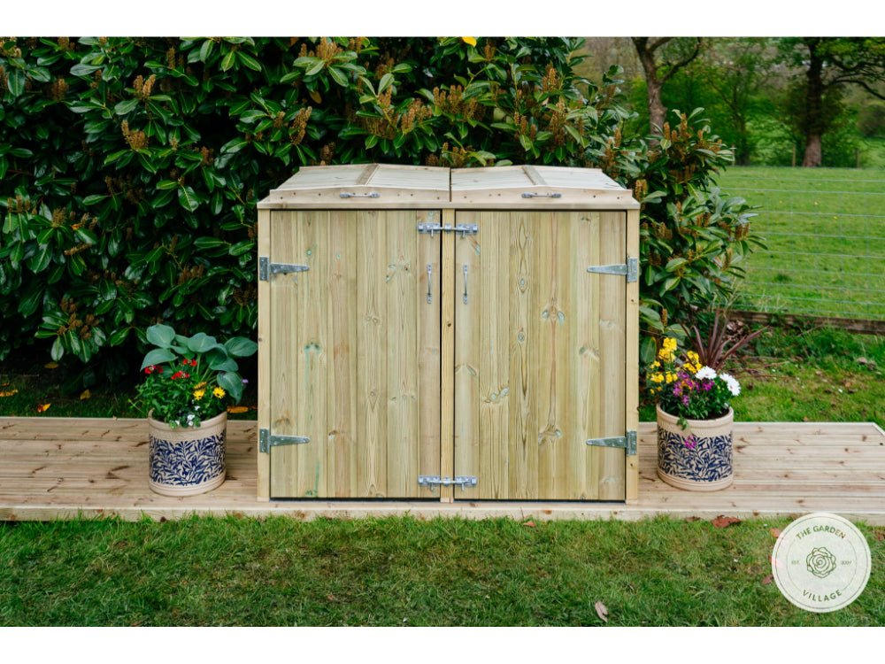 Shireburn Double Wheelie Bin Store_Bin Stores