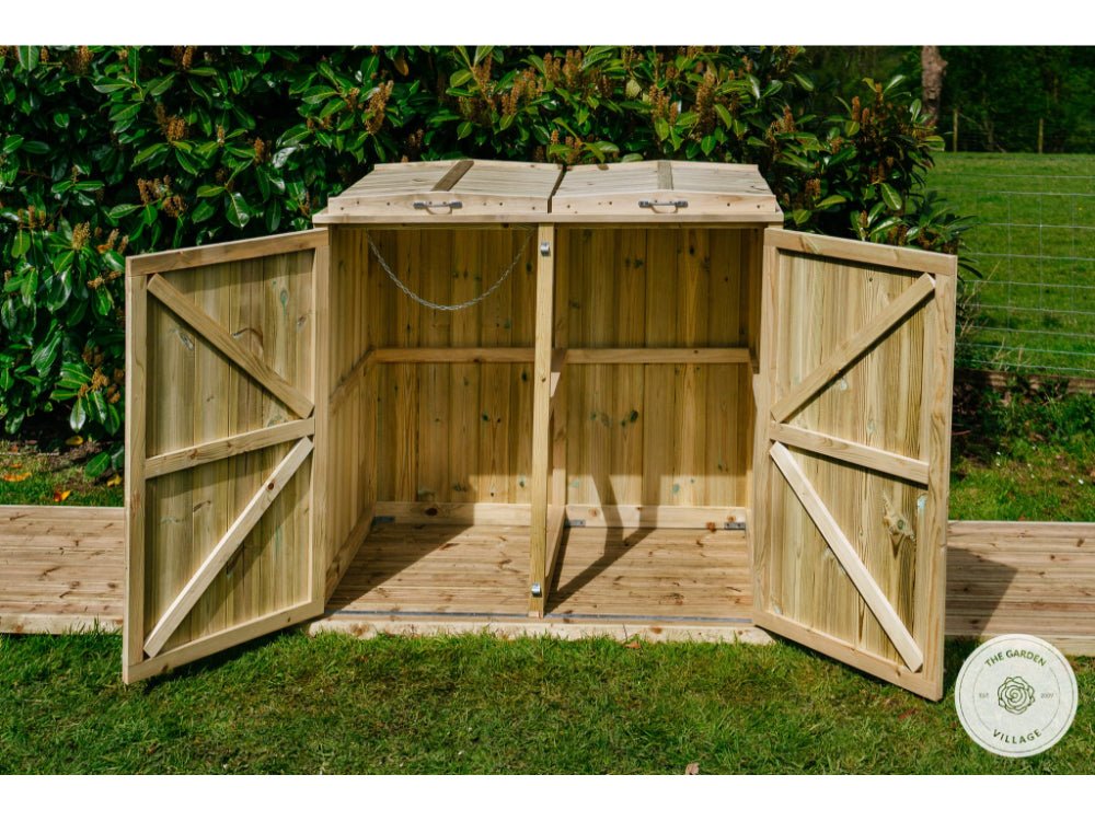 Shireburn Double Wheelie Bin Store_Bin Stores