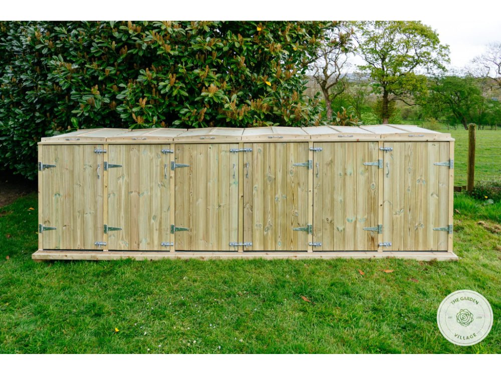 Shireburn Sextet Wheelie Bin Store_Bin Stores