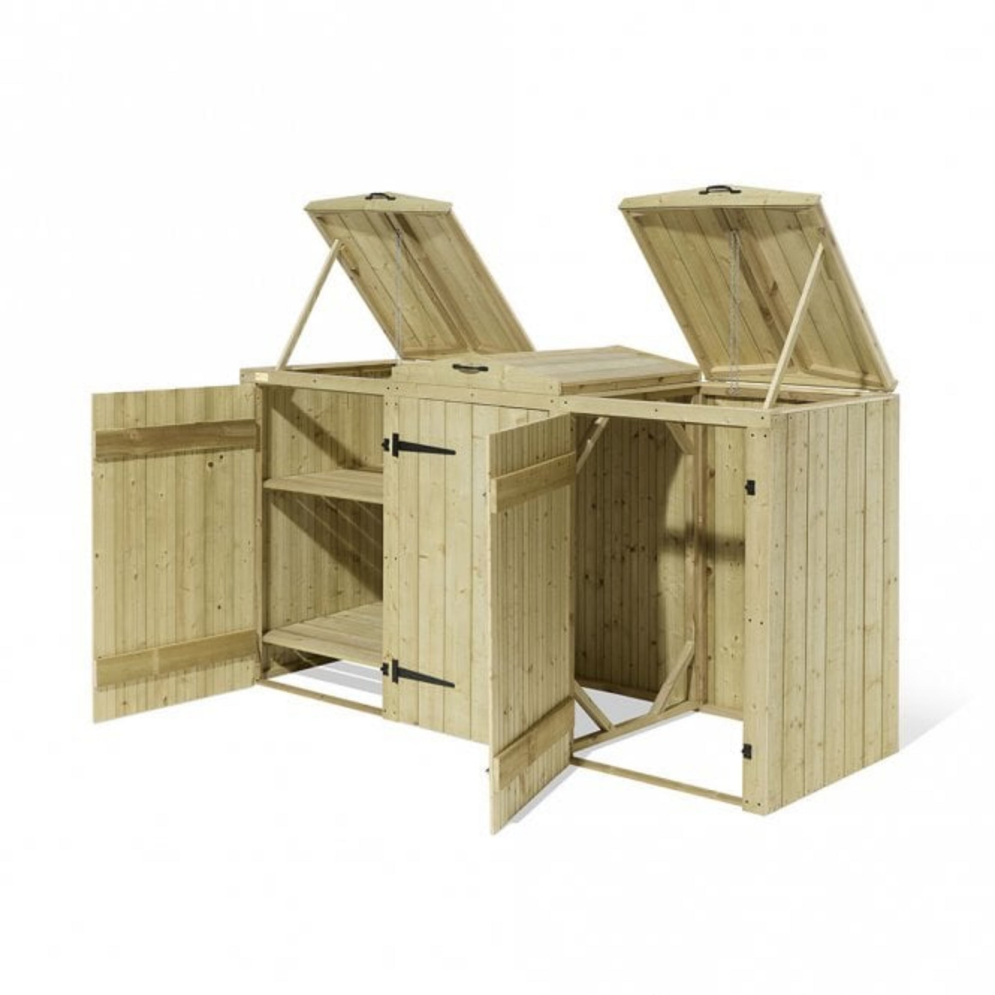 Signature Heritage T&G Double Bin Store With Box Store