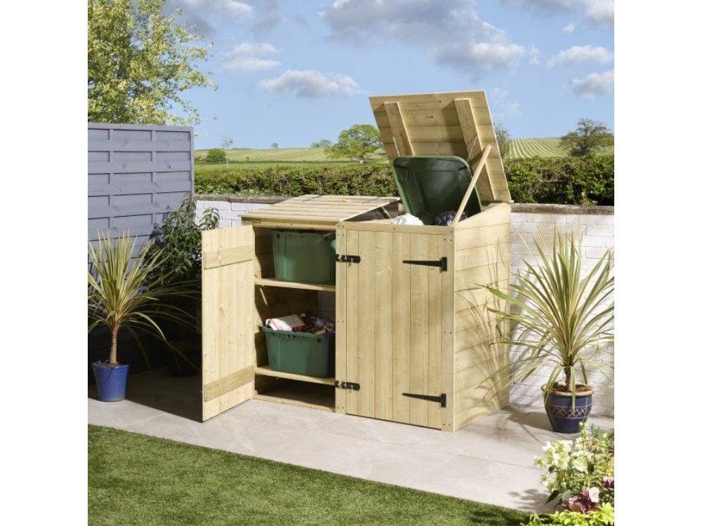 Premier Shiplap Single Bin Store With Box Store_Bin Stores