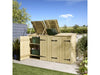 Premier Shiplap Double Bin Store With Box Store_Bin Stores
