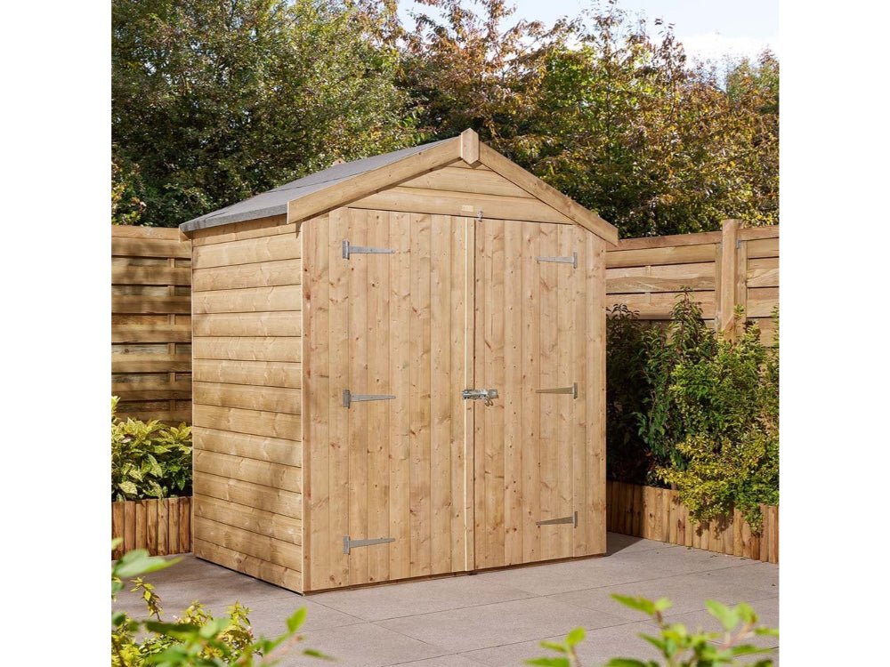 4×6 Shiplap Apex Shed Double Door_Garden Furniture