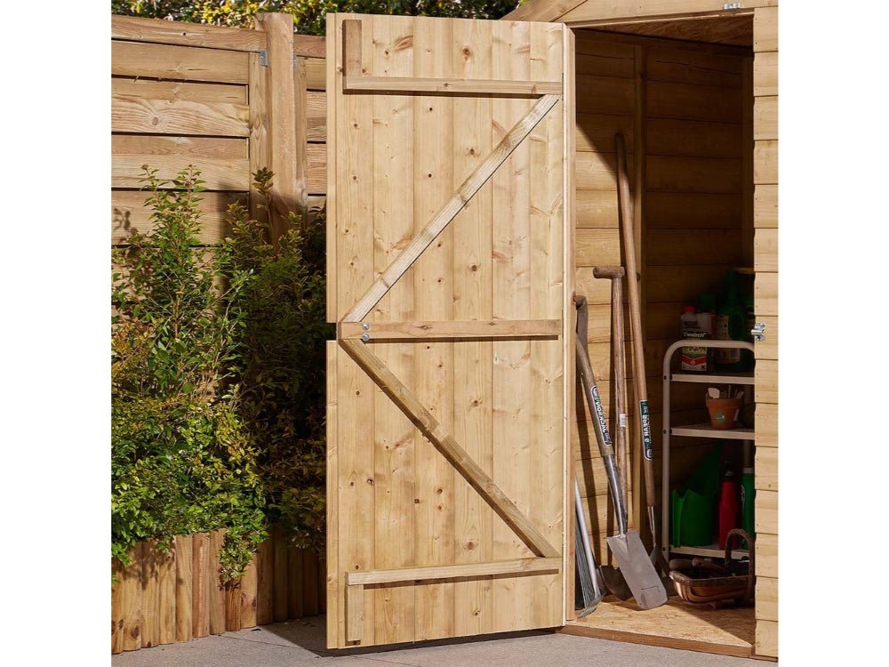 4×6 Single Door Shiplap Apex Shed_Garden Furniture