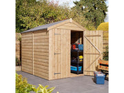 8×6 Shiplap Apex Shed Double Door_Garden Furniture