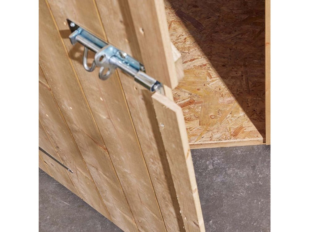 8×6 Single Door Shiplap Apex Shed With Window_Garden Furniture