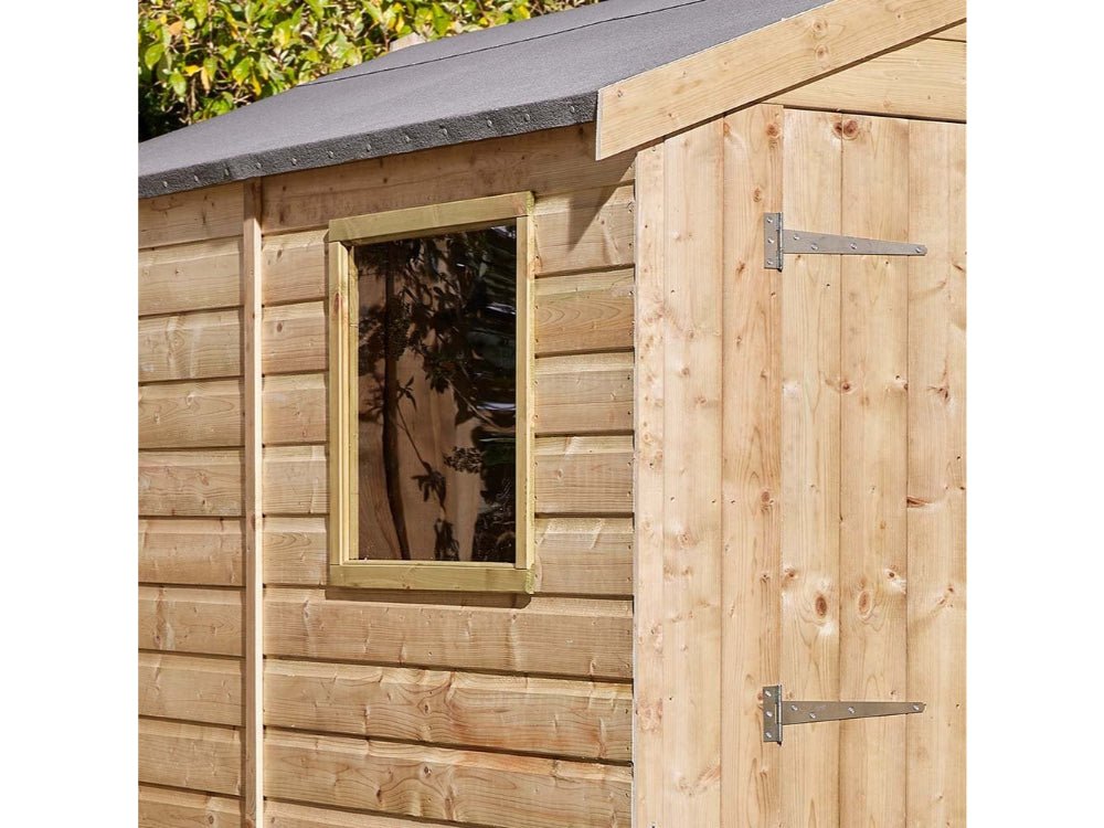 8×6 Shiplap Apex Shed Double Door With Window_Garden Furniture