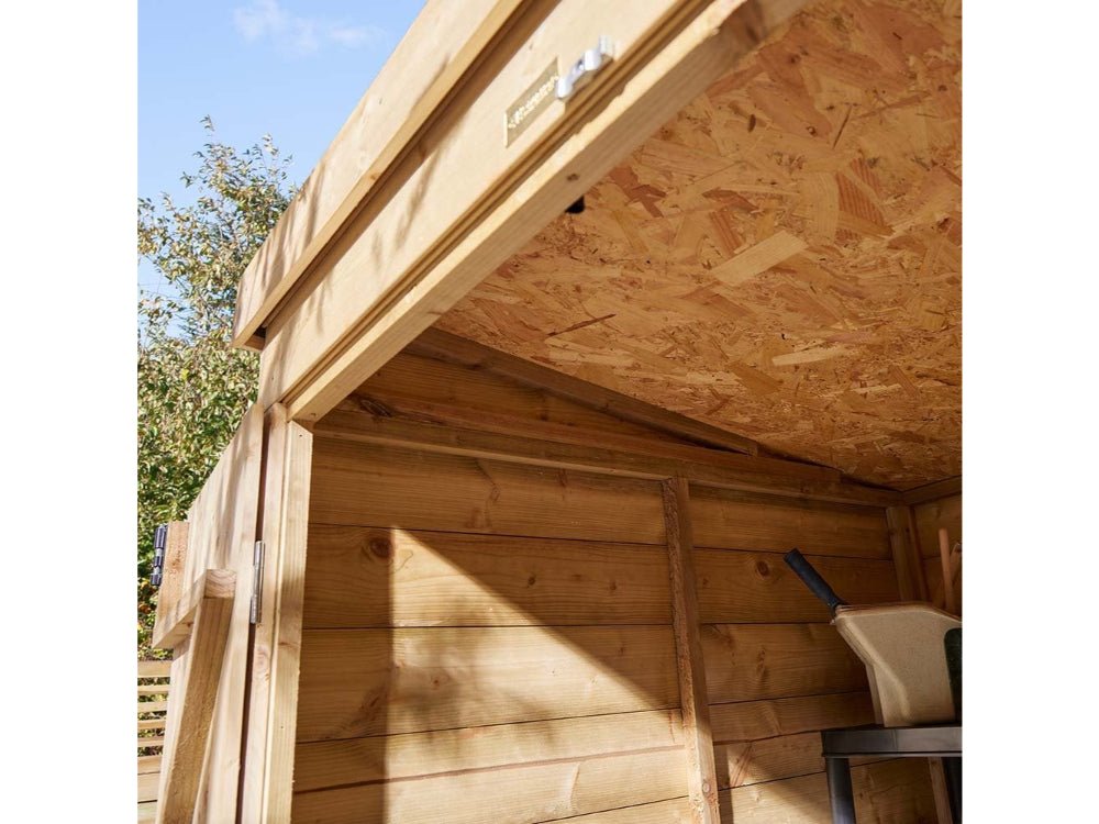 4x4 Shiplap Pent Shed Double Door_Garden Furniture