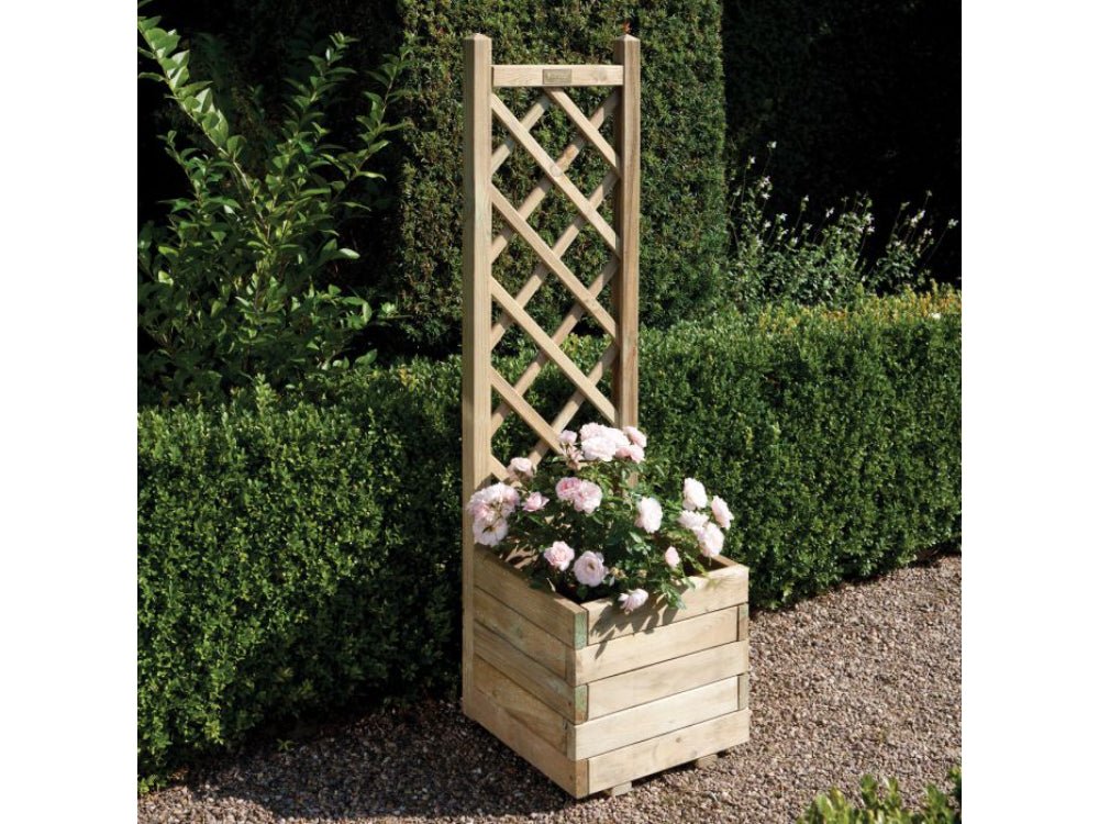 Square Planter & Lattice_Planters