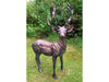 Standing Stag Buck Ornament cast from Aluminium_Garden Ornaments