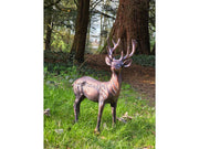 Standing Stag Buck Ornament cast from Aluminium_Garden Ornaments