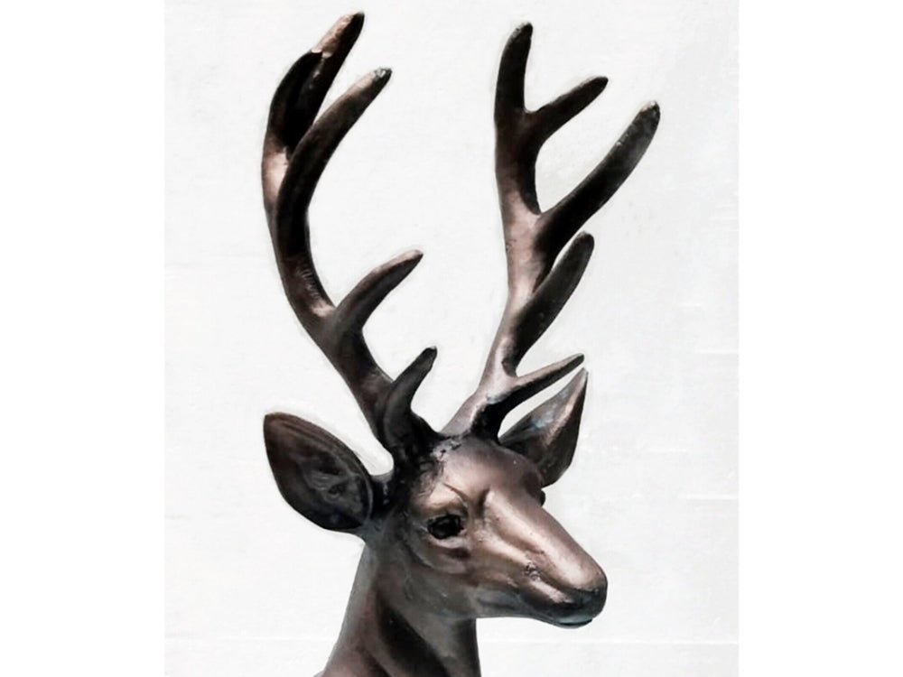 Standing Stag Buck Ornament cast from Aluminium_Garden Ornaments