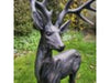 Standing Stag Buck Ornament cast from Aluminium- Large_Garden Ornaments